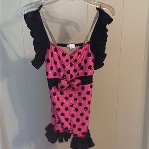 polka dot romper -jazz